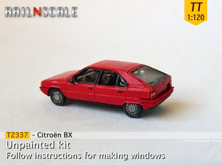 Citroën BX (TT 1:120) 3d printed 