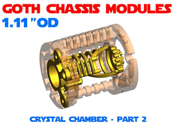GCM111-CC-02-2 - Crystal Chamber Part2 - Insert 3d printed