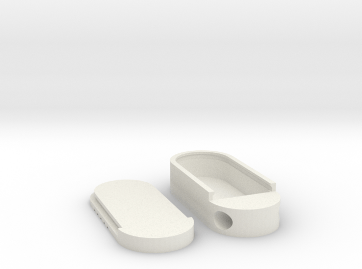 Keychain Pill Box 3d printed