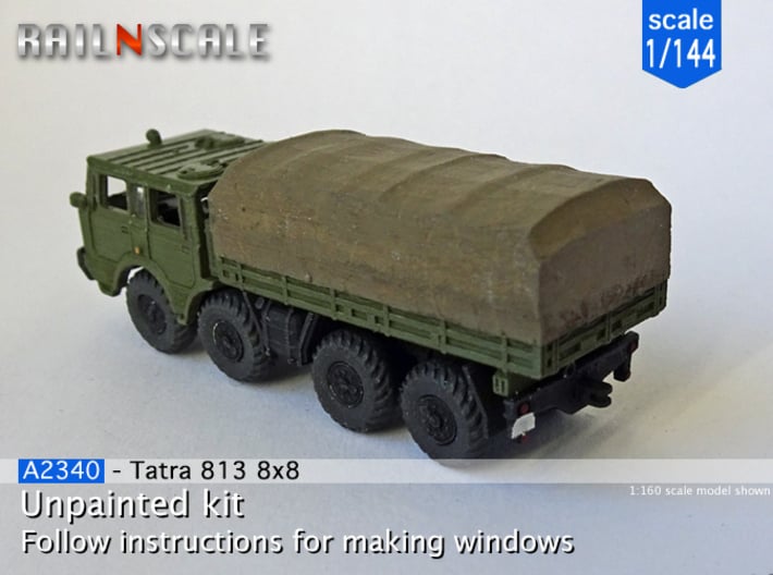 Tatra 813 (1/144) 3d printed 