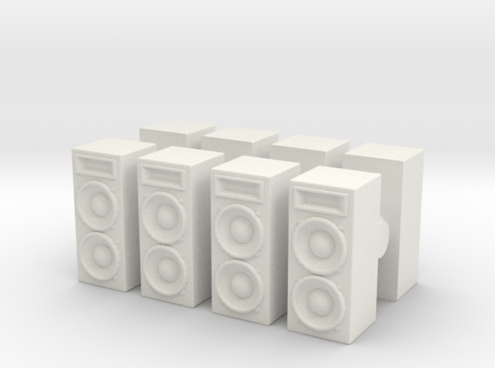 Stage Speaker (x8) 1/72 3d printed 