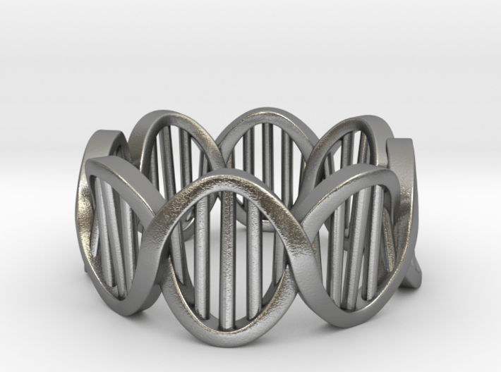 DNA Ring (Size 5) 3d printed 