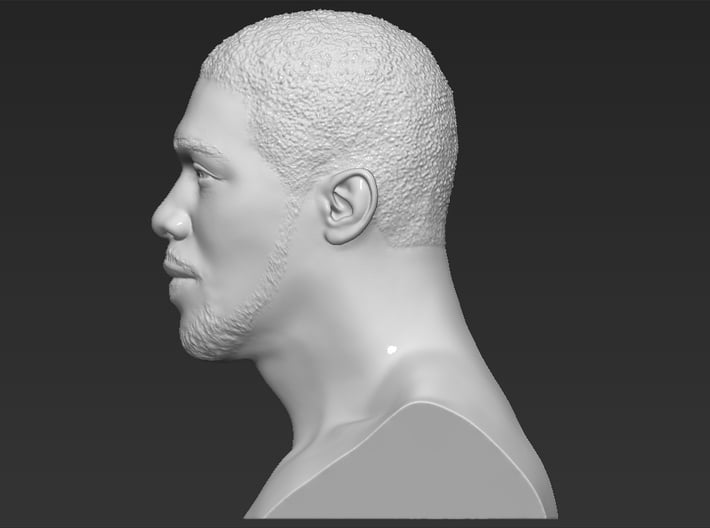 Anthony Joshua bust 3d printed 