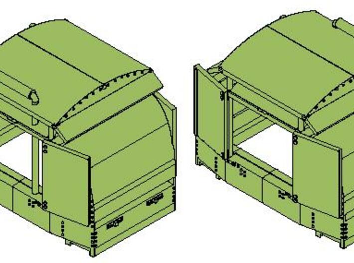 B-1-76-protected-simplex-both-doors-open2-plus OO9 3d printed 