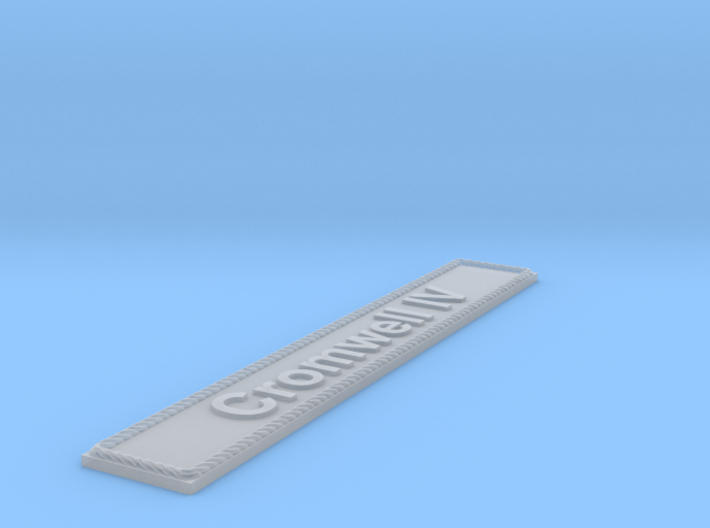 Nameplate Cromwell IV 3d printed 