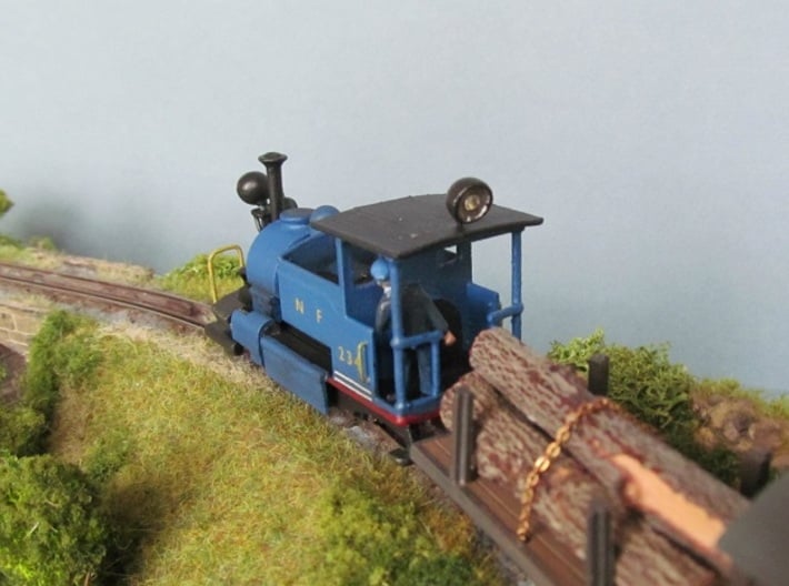 009 Narrow Gauge Darjeeling Himalayan Railway Rail Car 3d Printed 