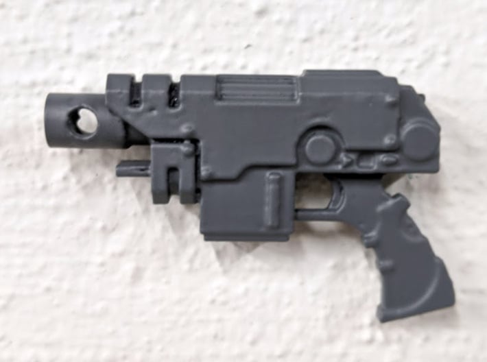 PRHI Large Weapon Gun Grip Sprue 3d printed 