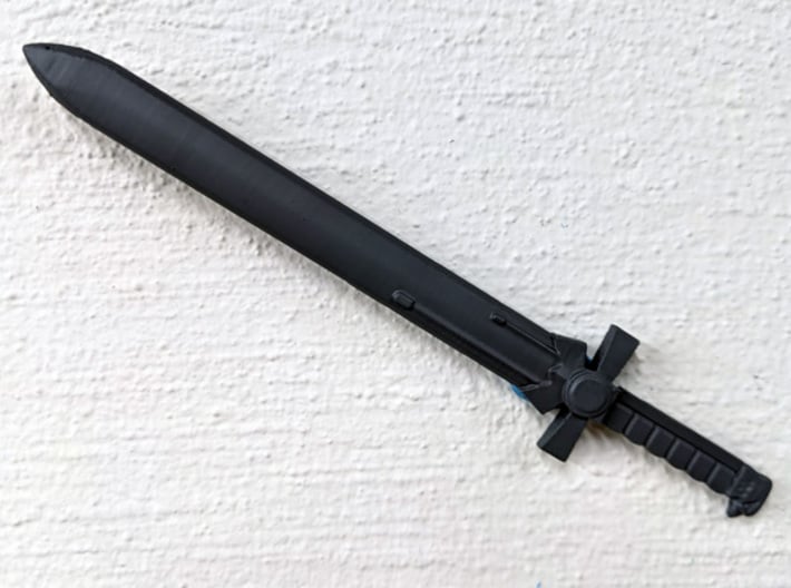 PRHI Large Powered Sword- Blade and Pommel 3d printed 