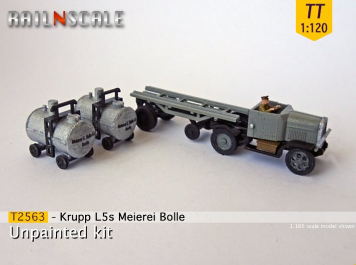 Krupp L5s  Meierei C. Bolle (TT 1:120) 3d printed 