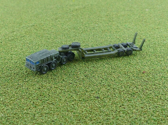 MAZ 537G early w. CHmZAP 5247 Trailer 1/285 3d printed 