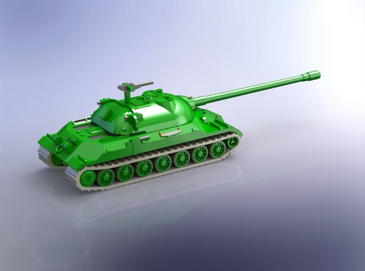 Russian IS-7 Heavy Tank 1/285  3d printed 