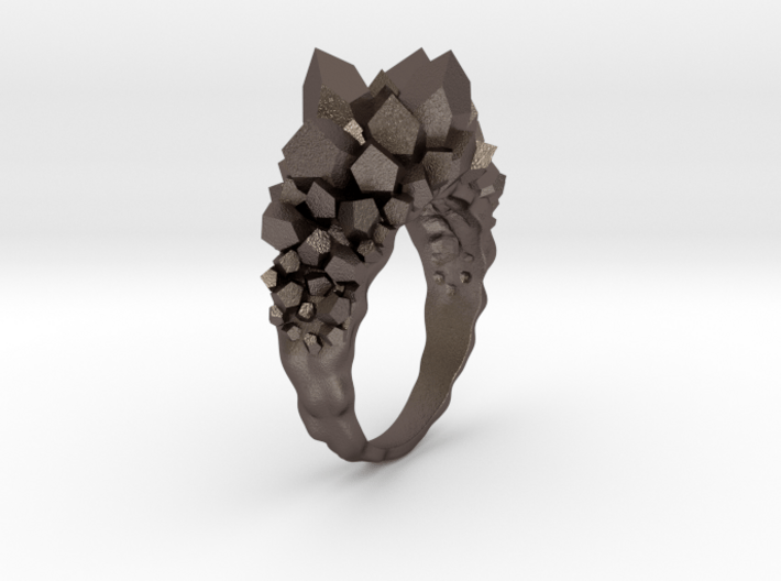 Crystal Ring size 12 3d printed 