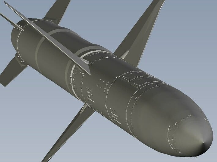1/18 scale Raytheon AGM-88A HARM missiles x 2 3d printed 