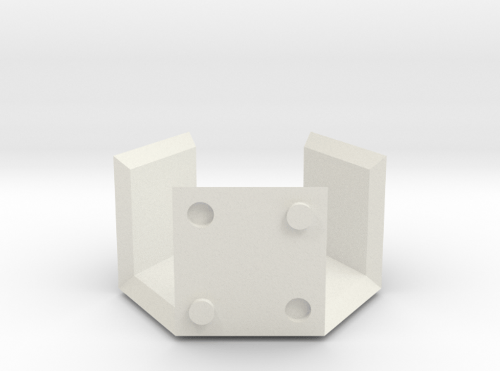 Half Hexbox (stackable) 3d printed 