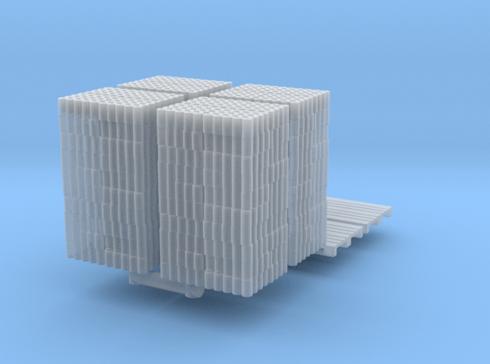 4x DIN-Palette mit Toilettenpapier 3d printed 