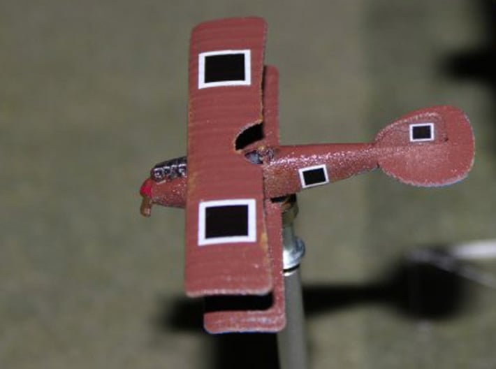 Albatros D.II 3d printed Photo and Turkish paint job courtesy BobP at windsofwar.org