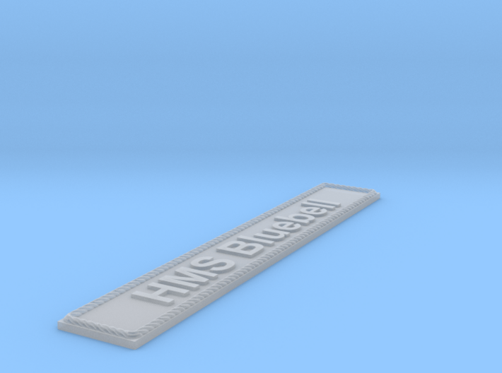 Nameplate HMS Bluebell 3d printed 