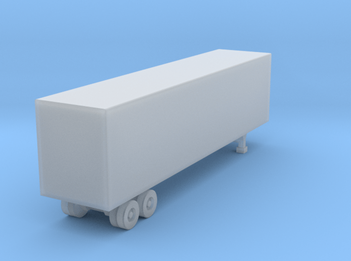 40 foot Box Trailer - Z scale 3d printed 