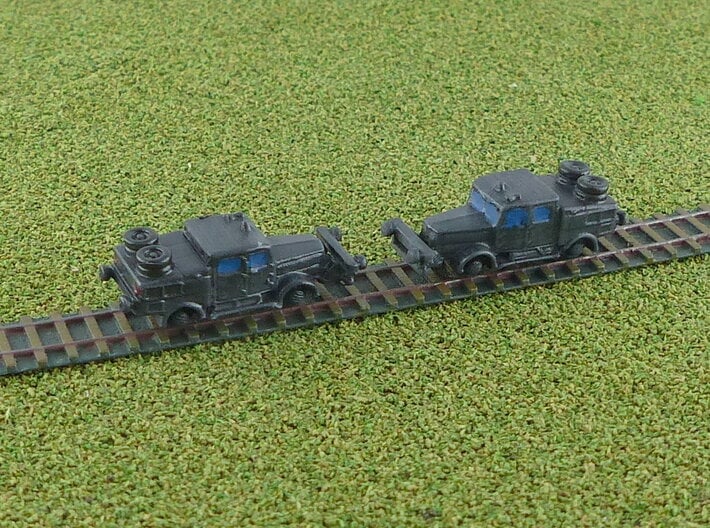 German Faun ZRS Tractor 1/285 6mm 3d printed w/o Tracks