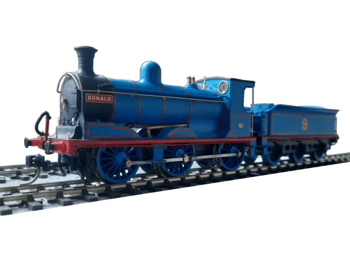 OO/EM/P4 4mm scale Caledonian Railway Class 1 4-4-0T Locomotive Kit 
