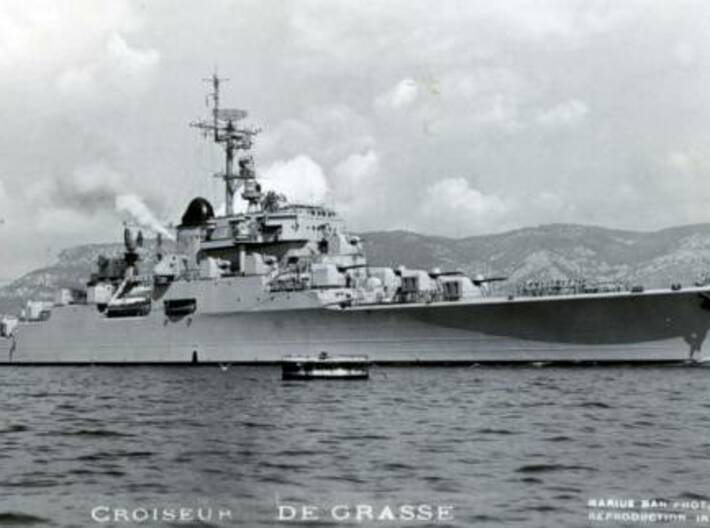 Nameplate De Grasse 3d printed Anti-aircraft cruiser De Grasse.