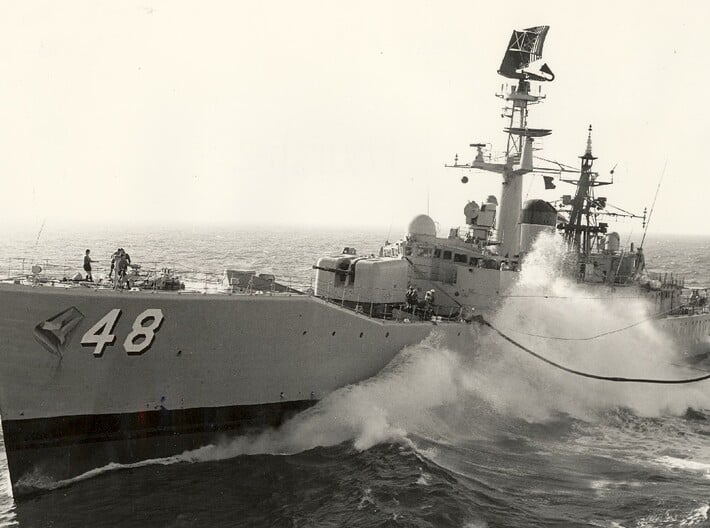 Nameplate HMAS Stuart 3d printed River class destroyer escort HMAS Stuart.