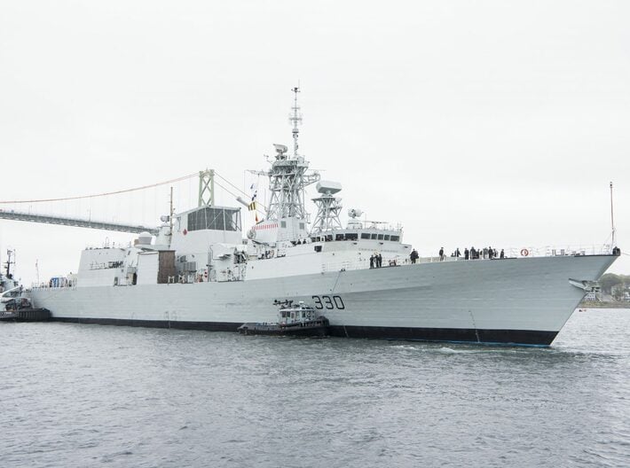 Nameplate HMCS Halifax 3d printed Halifax class frigate HMCS Halifax.
