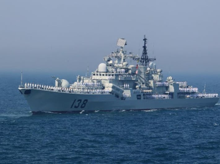 Nameplate Taizhou 泰州 3d printed Sovremenny-class destroyer Taizhou.