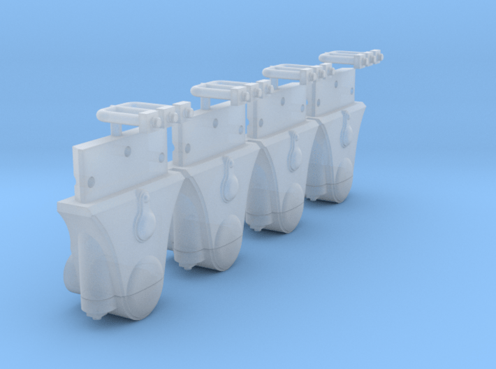 AB04 - Split FR Axlebox for Extended Axle Wagons 3d printed 