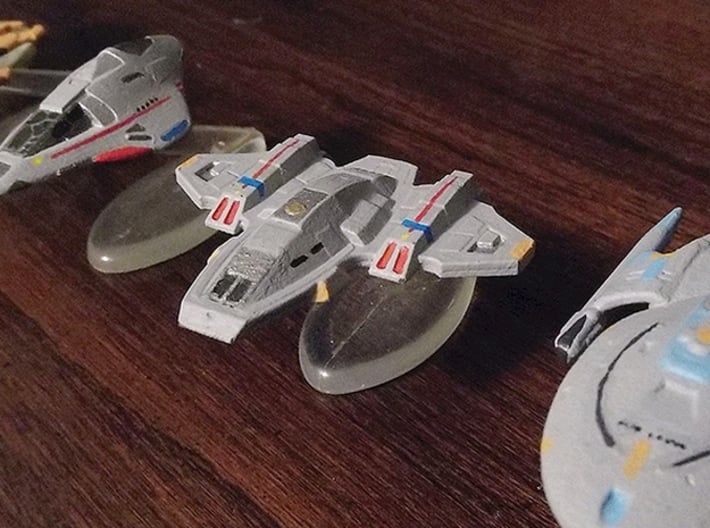  Intrepid Class Aeroshuttle 1/700 Attack Wing x2 3d printed Smooth Fine Detail Plastic, painted by Batman1016