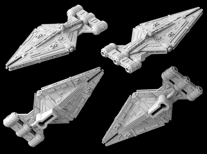 Armada) Wars Arquitens Light Cruiser (F5ENMTAJV) Mel_Miniatures