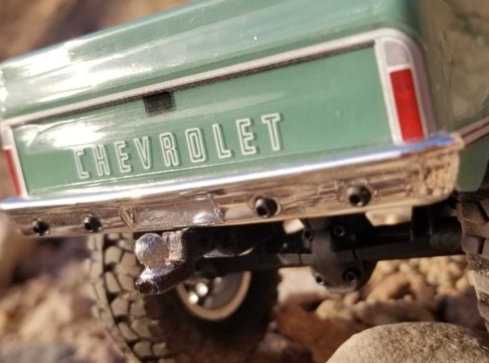 Axial SCX24 C10 Rear towing hitch 3d printed 