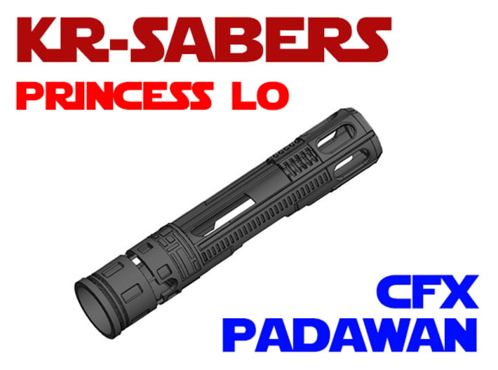 KR-Sabers Princess LO - Padawan Chassis CFX 3d printed