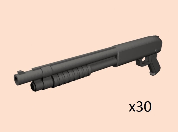 28mm Pump-action shotguns  3d printed 