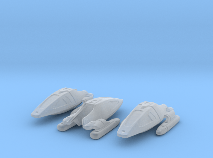 Type 9 Shuttle 1/350 Attack Wing x3 3d printed