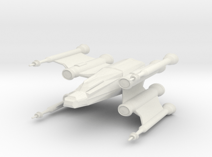 Space Fighter 3d printed 