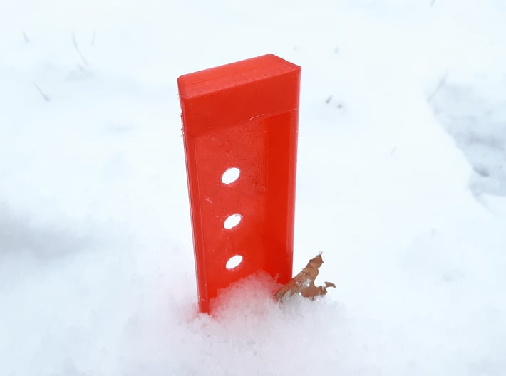 Ultrawide Lightweight Tent Stake For Sand & Snow 3d printed 