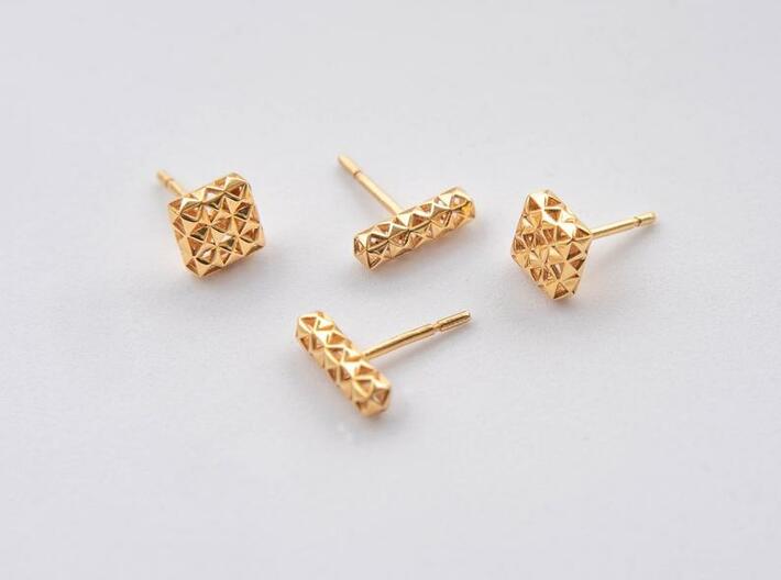 3D Pyramid Square Hollow Studs 3d printed variations available 