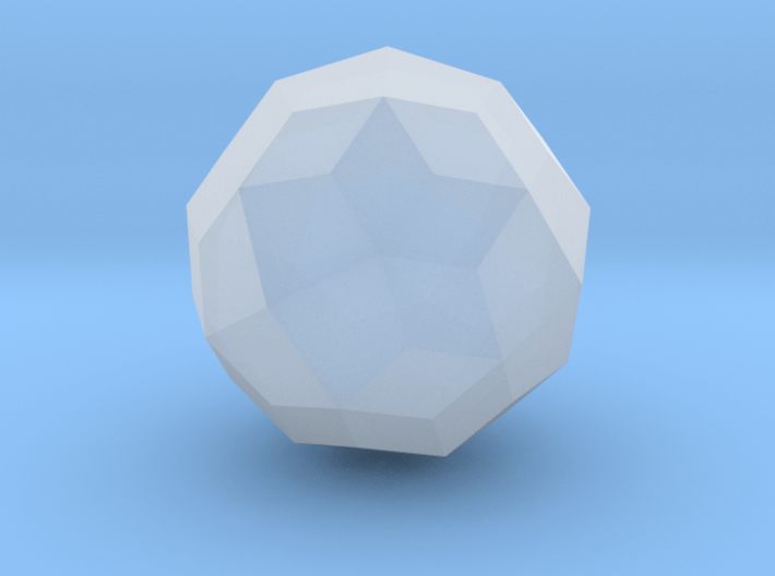 Joined Snub Cube (Laevo) - 10 mm 3d printed