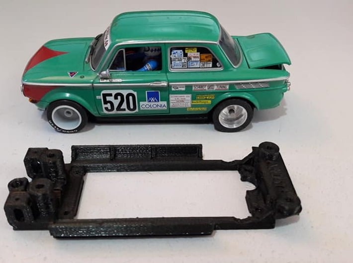 Chassis for Revell NSU 1300 TT 3d printed