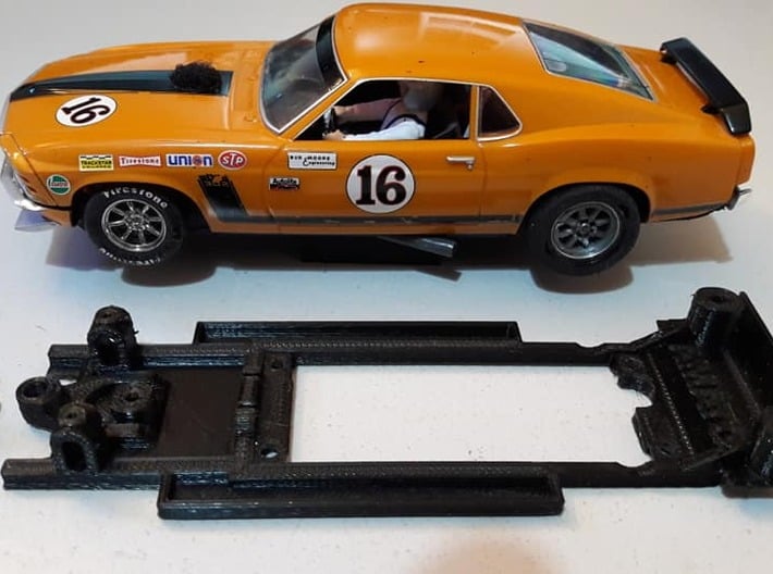 Chassis for Scalextric Mustang (C2436 or similar) 3d printed