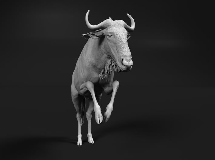 Blue Wildebeest 1:25 Leaping Female 1 3d printed 
