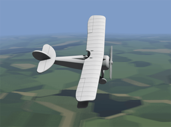 Nieuport 24 (various scales) 3d printed Computer render of 1:144 Nieuport 24
