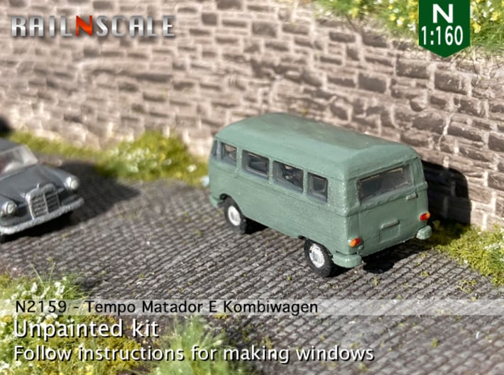 Tempo Matador E Kombiwagen (TT 1:120) 3d printed 