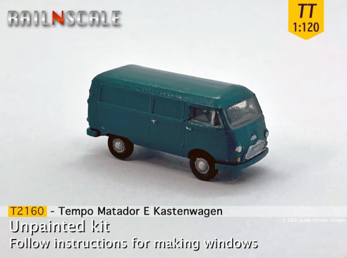 Tempo Matador E Kastenwagen (TT 1:120) 3d printed 