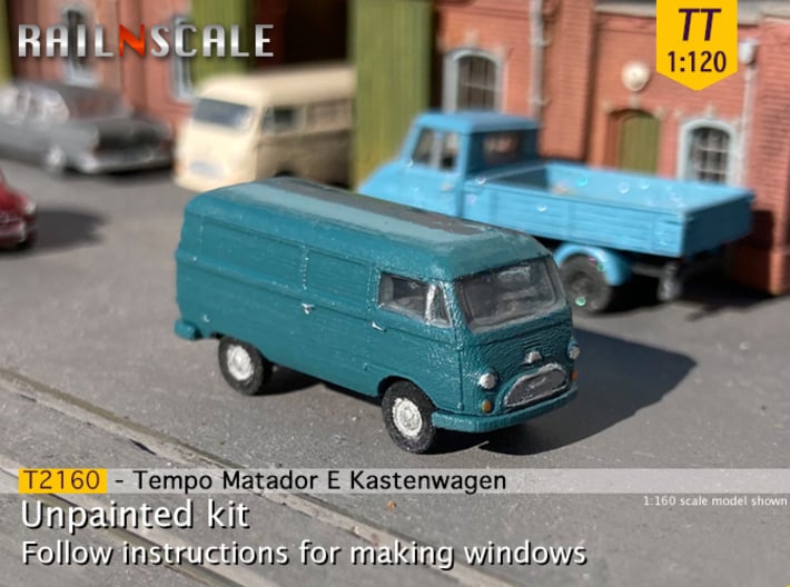 Tempo Matador E Kastenwagen (TT 1:120) 3d printed 