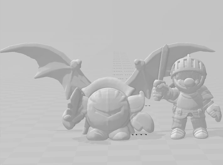 MetaKnight with Sword 1/60 miniature for games rpg 3d printed 