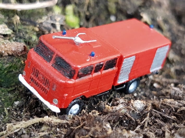 W50 Feuerwehr-Gelände (Z-Scale 1/220) 3d printed 