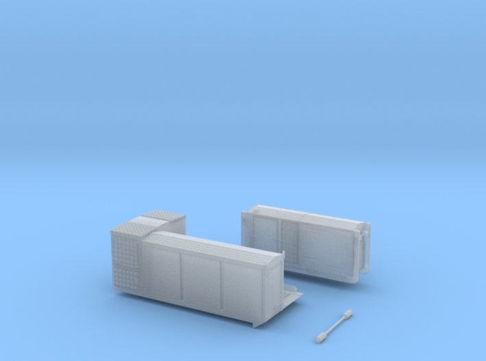 HFS-Wafo Kurzer Container moderner Bauart 3d printed