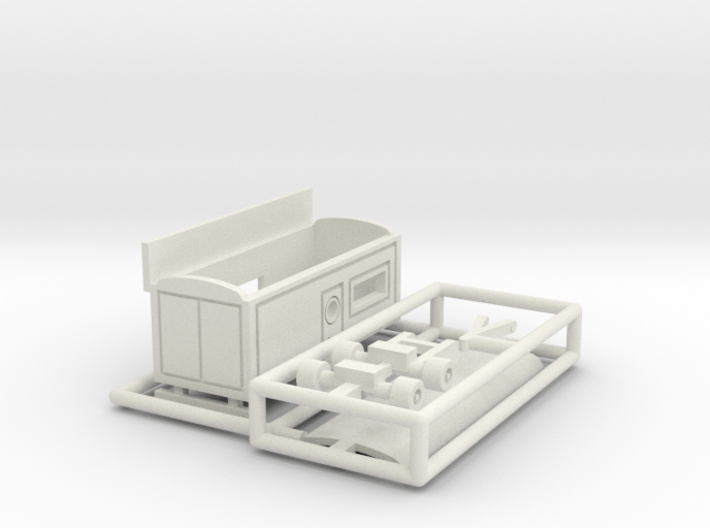 Kassenwagen 2 ohne Erker - 1:160 (N scale) 3d printed 